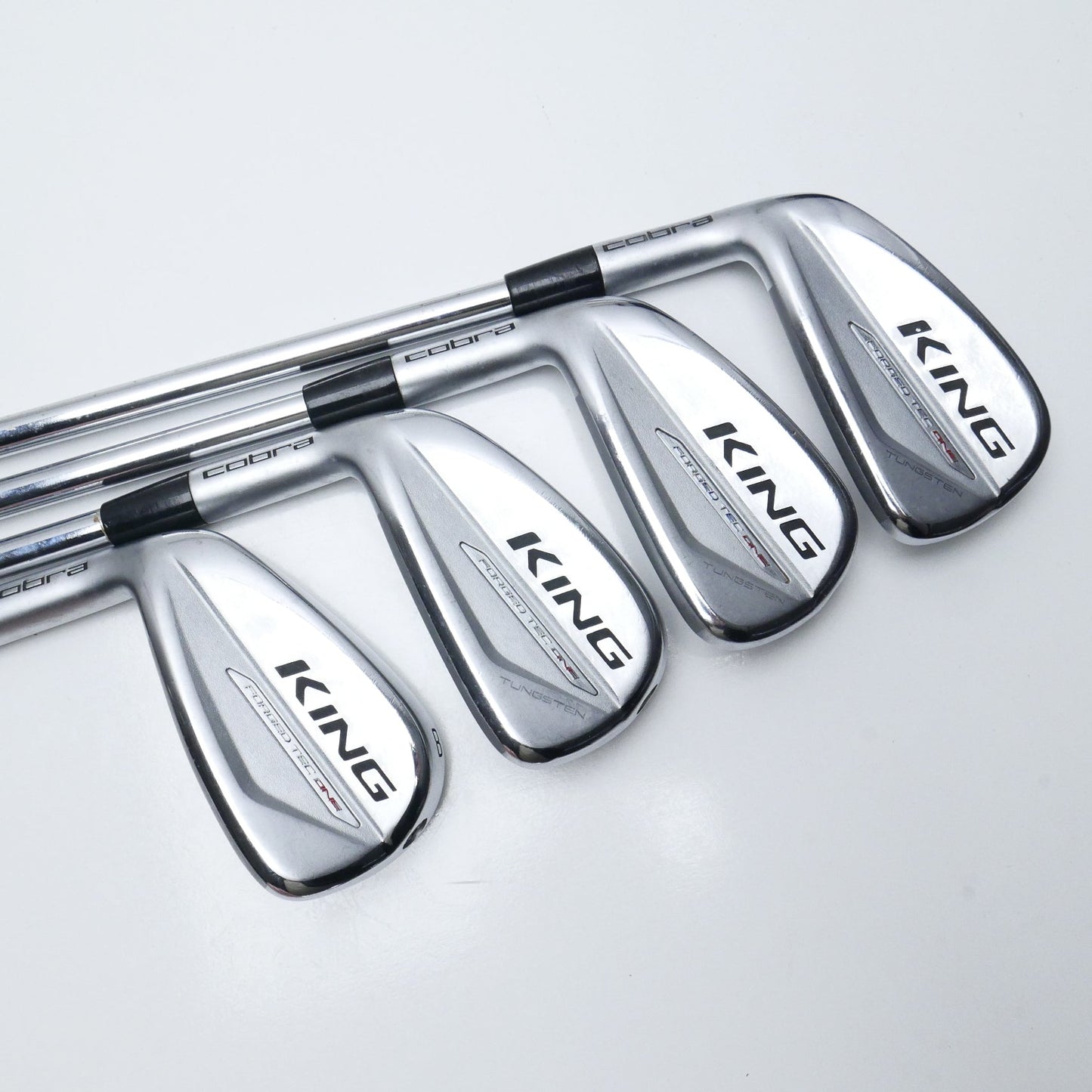 Used Cobra King Forged Tec One Length 2019 Iron Set / 5 - PW + GW / Regular / LH