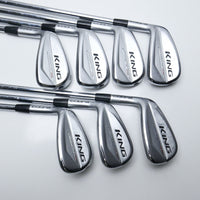Used Cobra King Forged Tec One Length 2019 Iron Set / 5 - PW + GW / Regular / LH