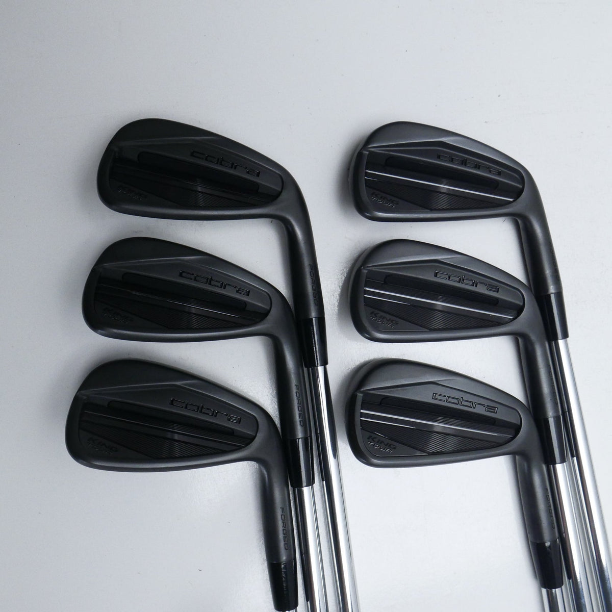 Used Cobra King Tour Black 2023 Iron Set / 5 - PW / Stiff Flex