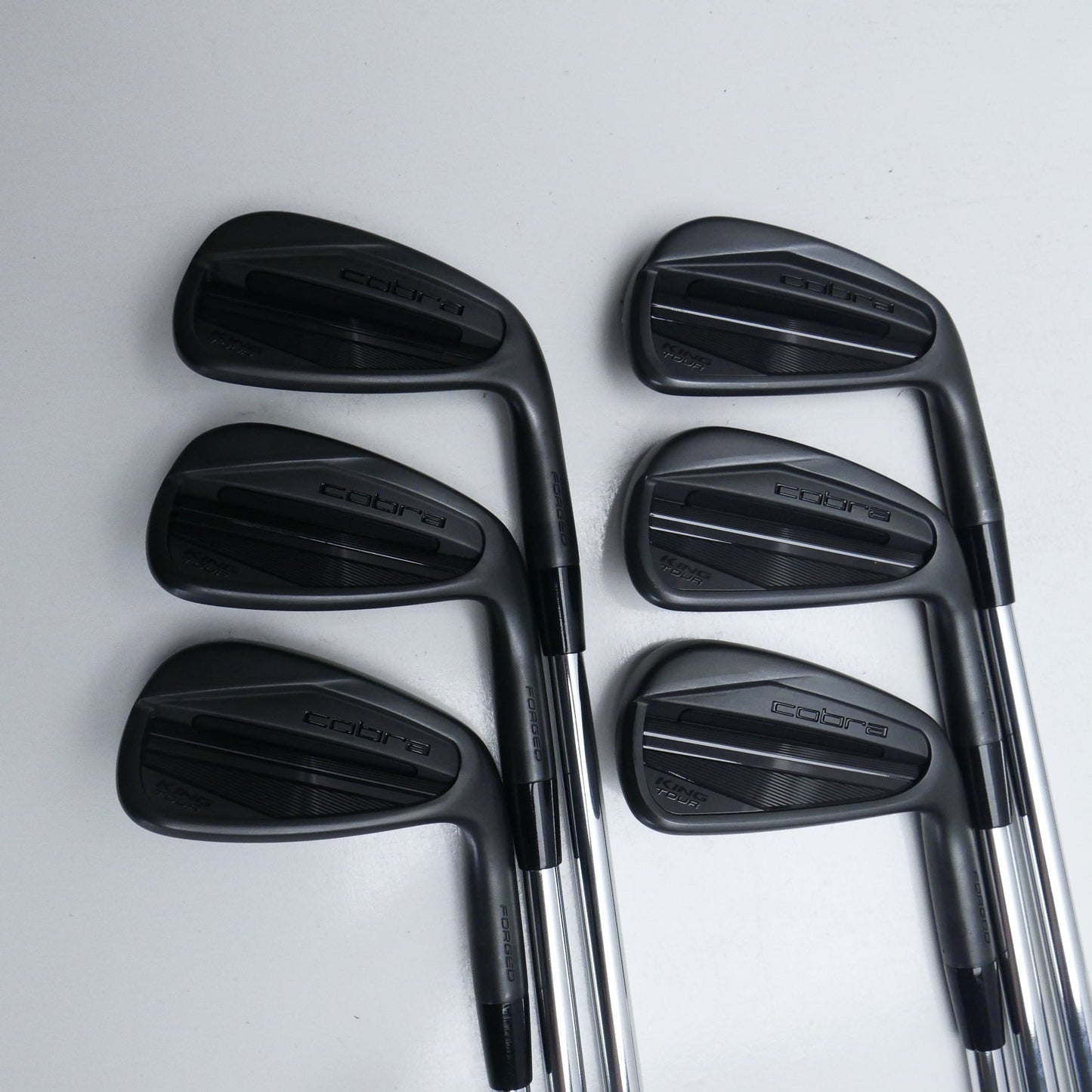 Used Cobra King Tour Black 2023 Iron Set / 5 - PW / Stiff Flex