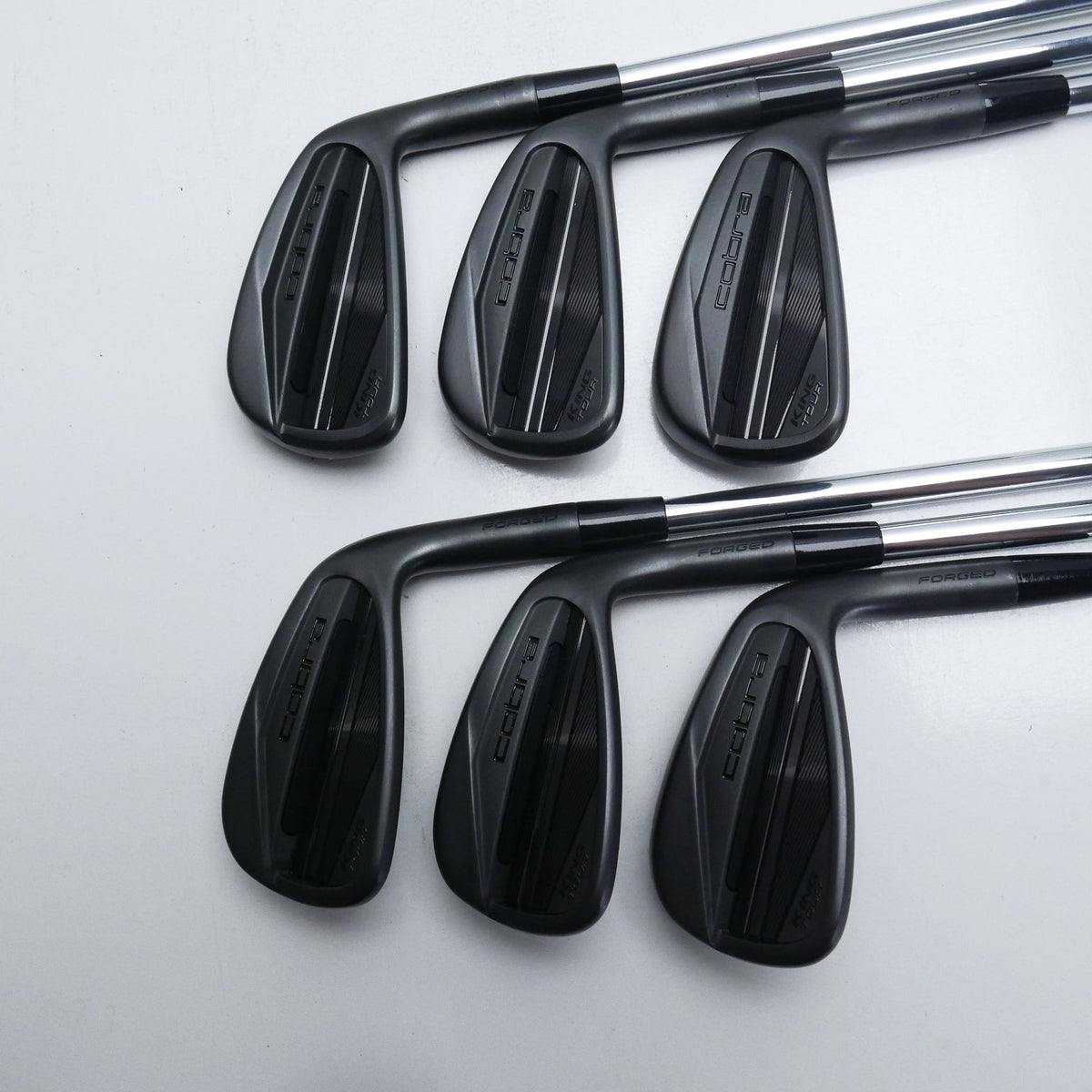 Used Cobra King Tour Black 2023 Iron Set / 5 - PW / Stiff Flex