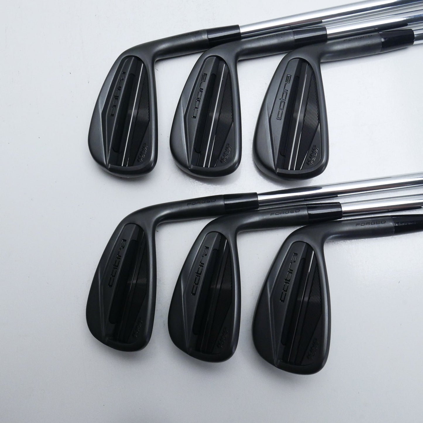 Used Cobra King Tour Black 2023 Iron Set / 5 - PW / Stiff Flex