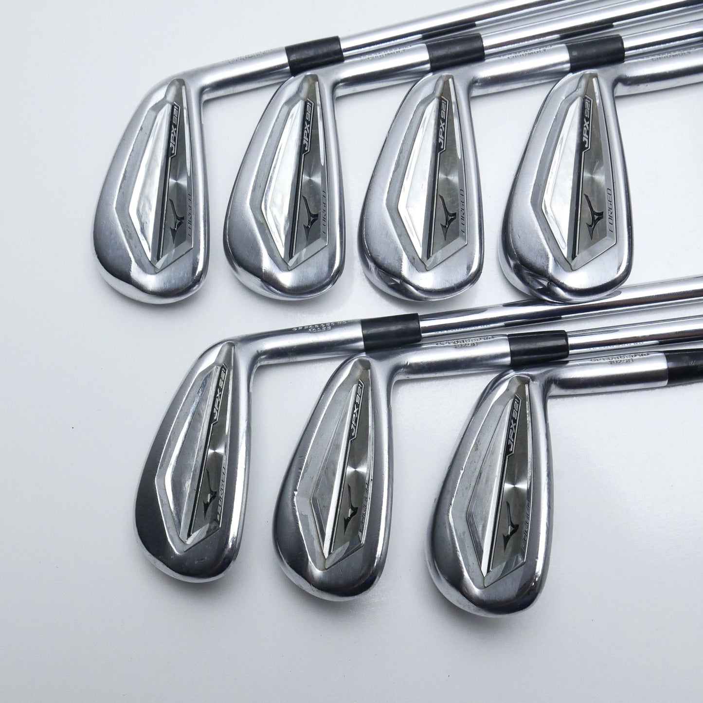 Used Mizuno JPX 921 Forged Iron Set / 4 - PW / Stiff Flex