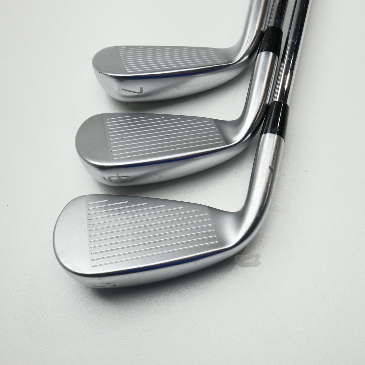 Used Mizuno JPX 923 Hot Metal Iron Set / 5 - PW / Stiff Flex