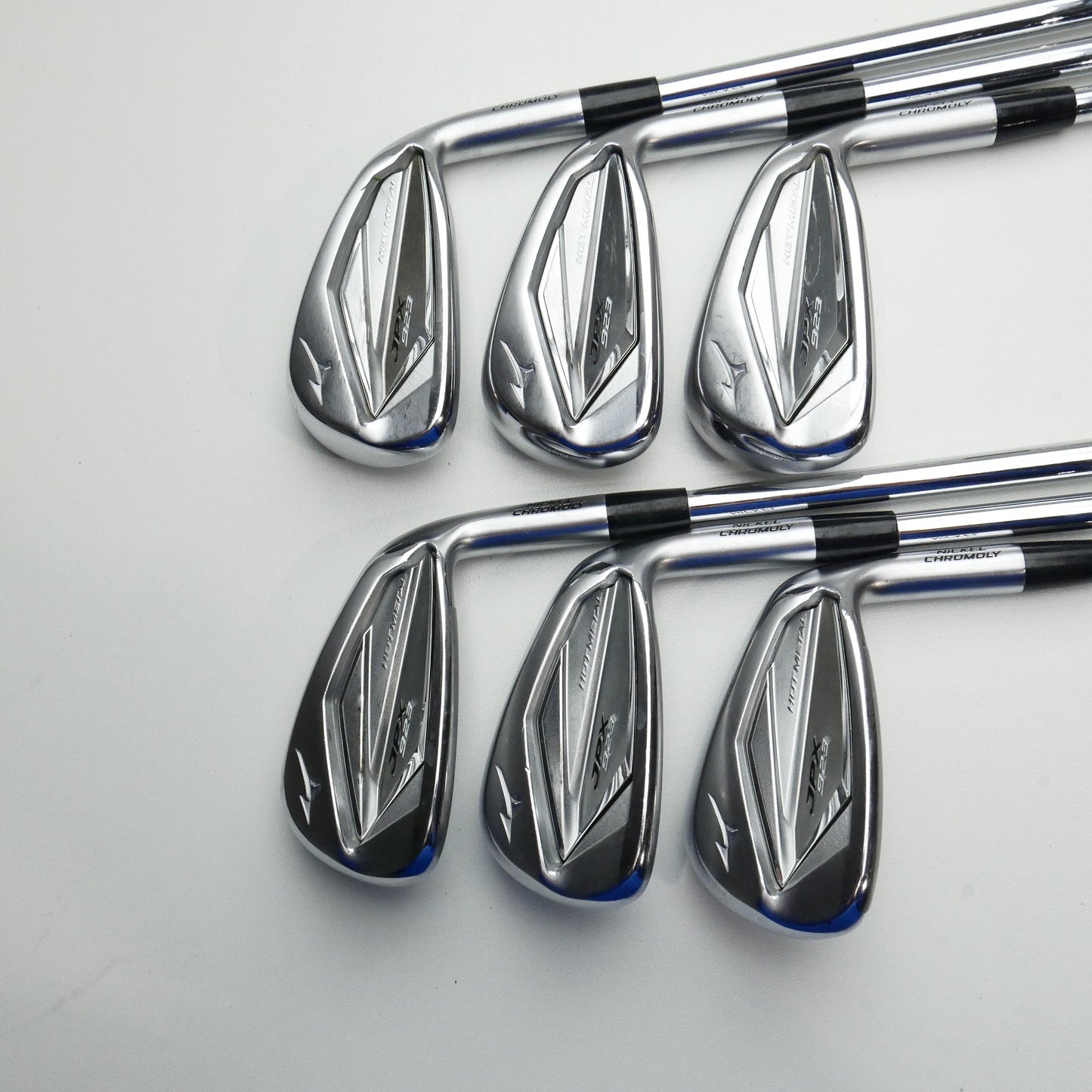 Used Mizuno JPX 923 Hot Metal Iron Set / 5 - PW / Stiff Flex