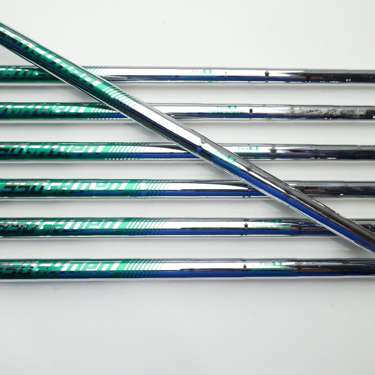 Used Mizuno JPX 925 Hot Metal Iron Set / 5 - PW + GW / Stiff Flex