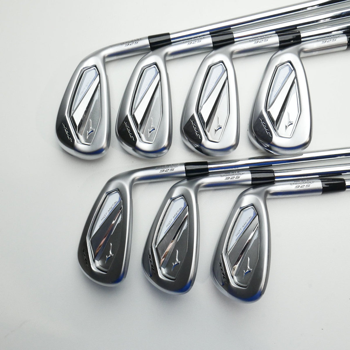 Used Mizuno JPX 925 Hot Metal Iron Set / 5 - PW + GW / Stiff Flex