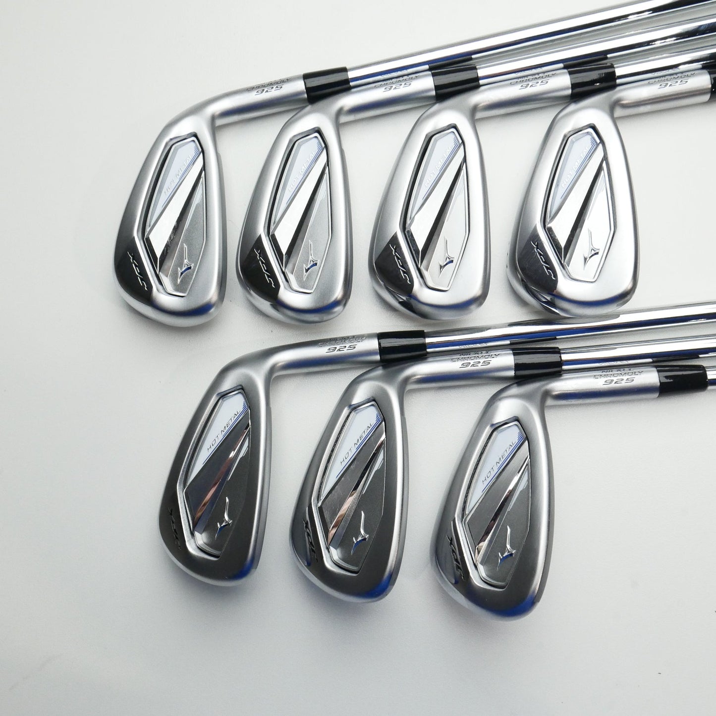 Used Mizuno JPX 925 Hot Metal Iron Set / 5 - PW + GW / Stiff Flex