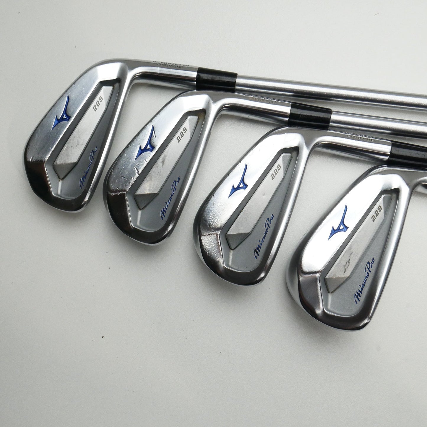 Used Mizuno Pro 223 Iron Set / 4 - PW / Stiff Flex