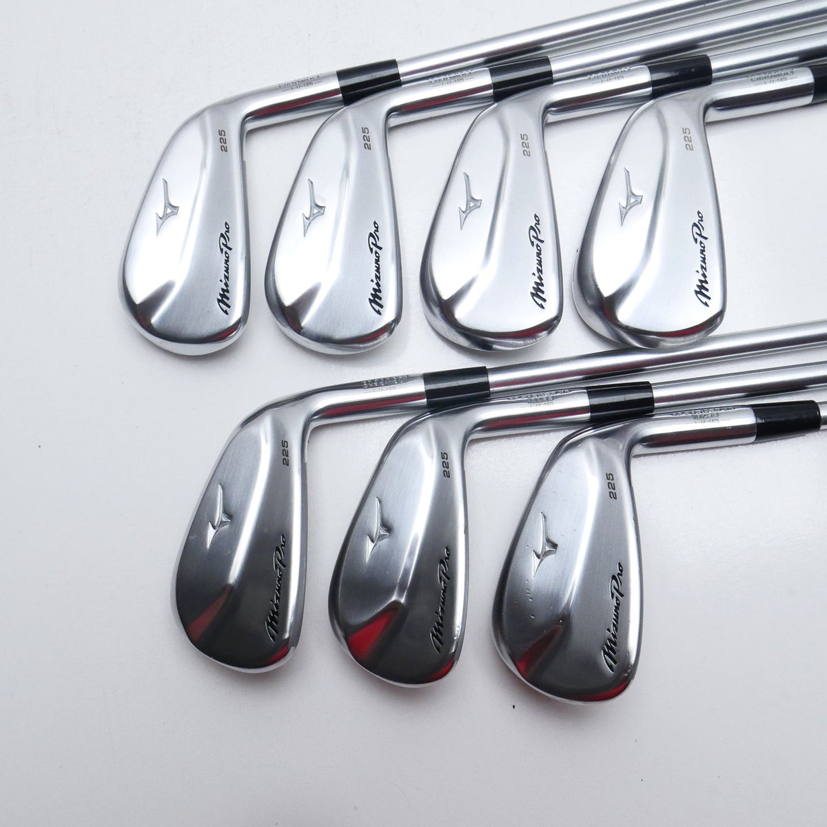 Used Mizuno Pro 225 Iron Set / 4 - PW / Regular Flex