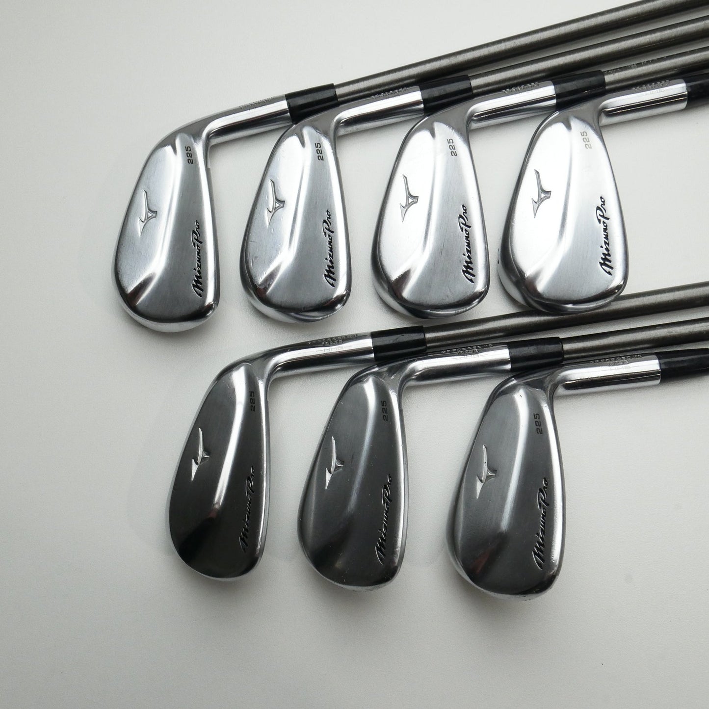 Used Mizuno Pro 225 Iron Set / 5 - PW + GW / Regular Flex