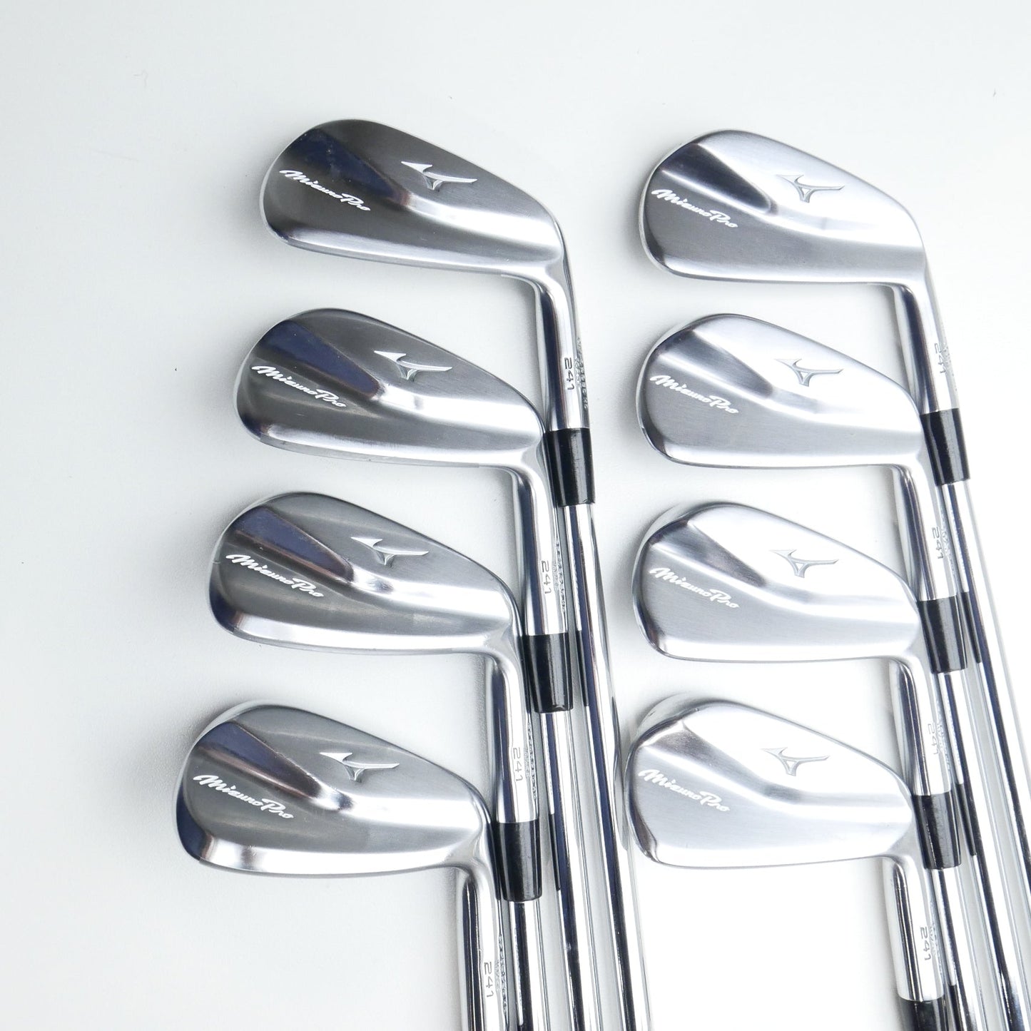 Used Mizuno Pro 241 Iron Set / 3 - PW / Stiff Flex