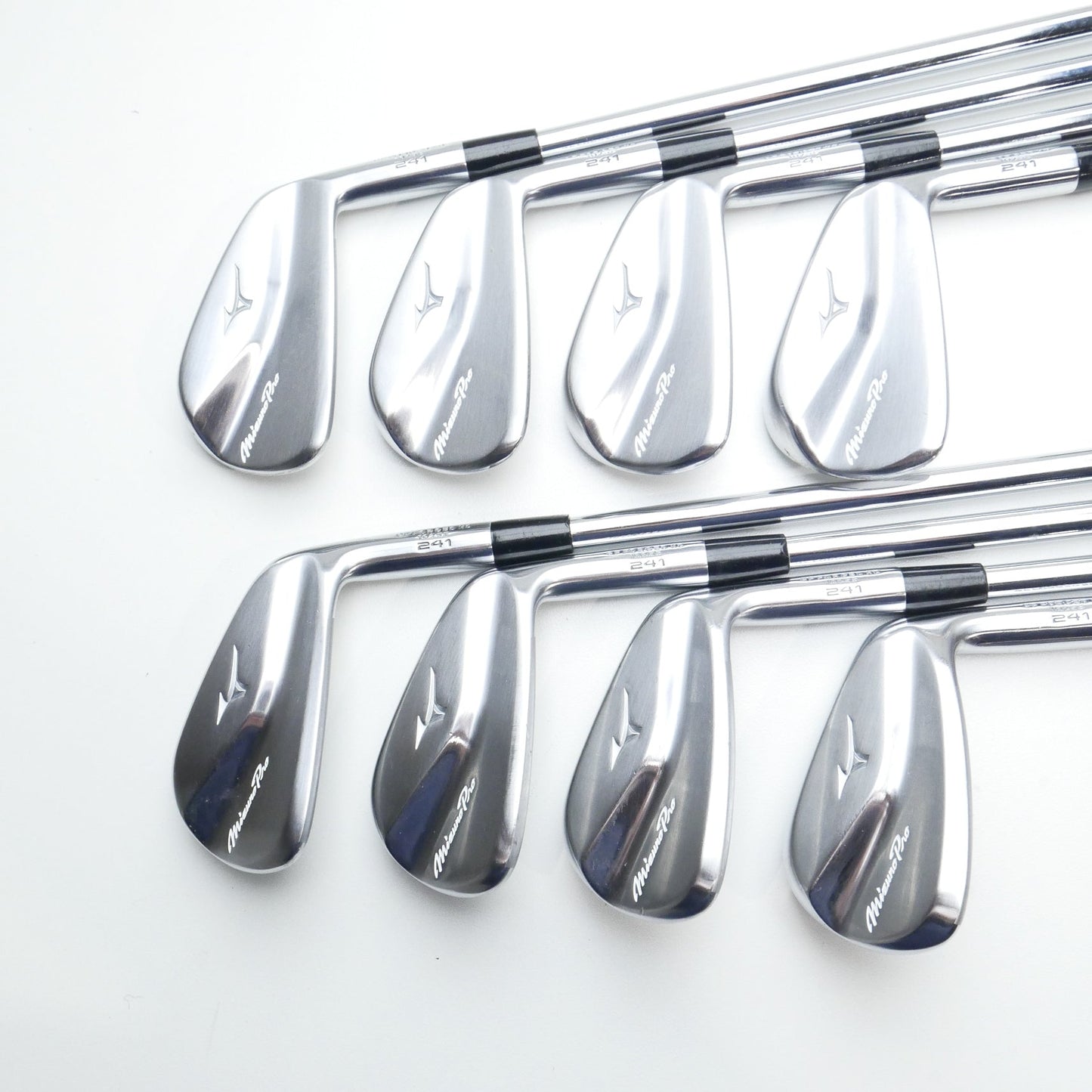 Used Mizuno Pro 241 Iron Set / 3 - PW / Stiff Flex