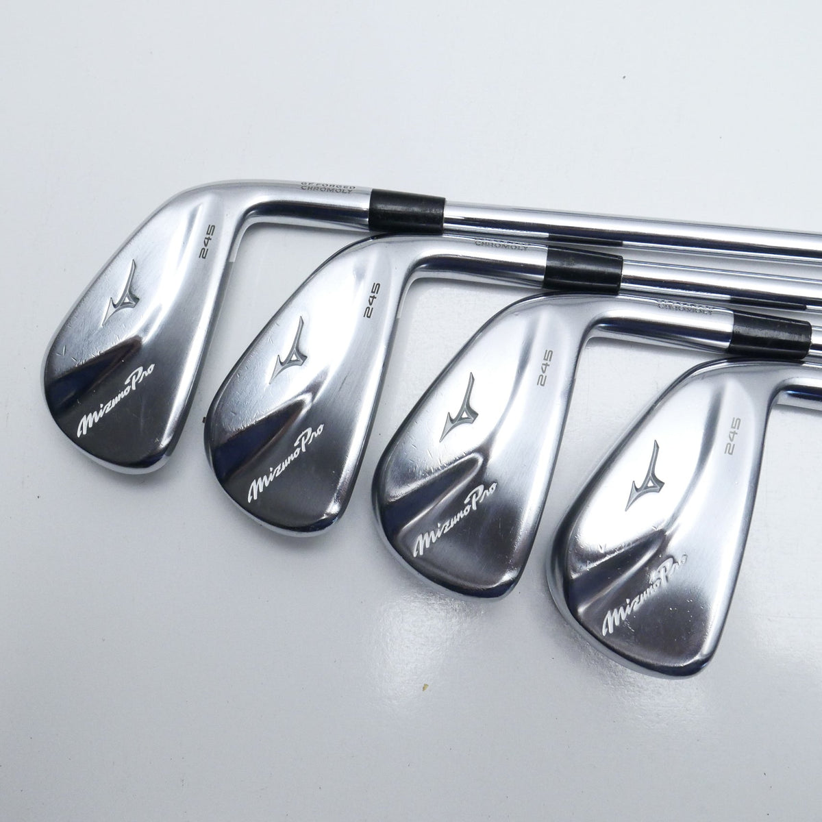 Used Mizuno Pro 245 Iron Set / 4 - PW / Stiff Flex