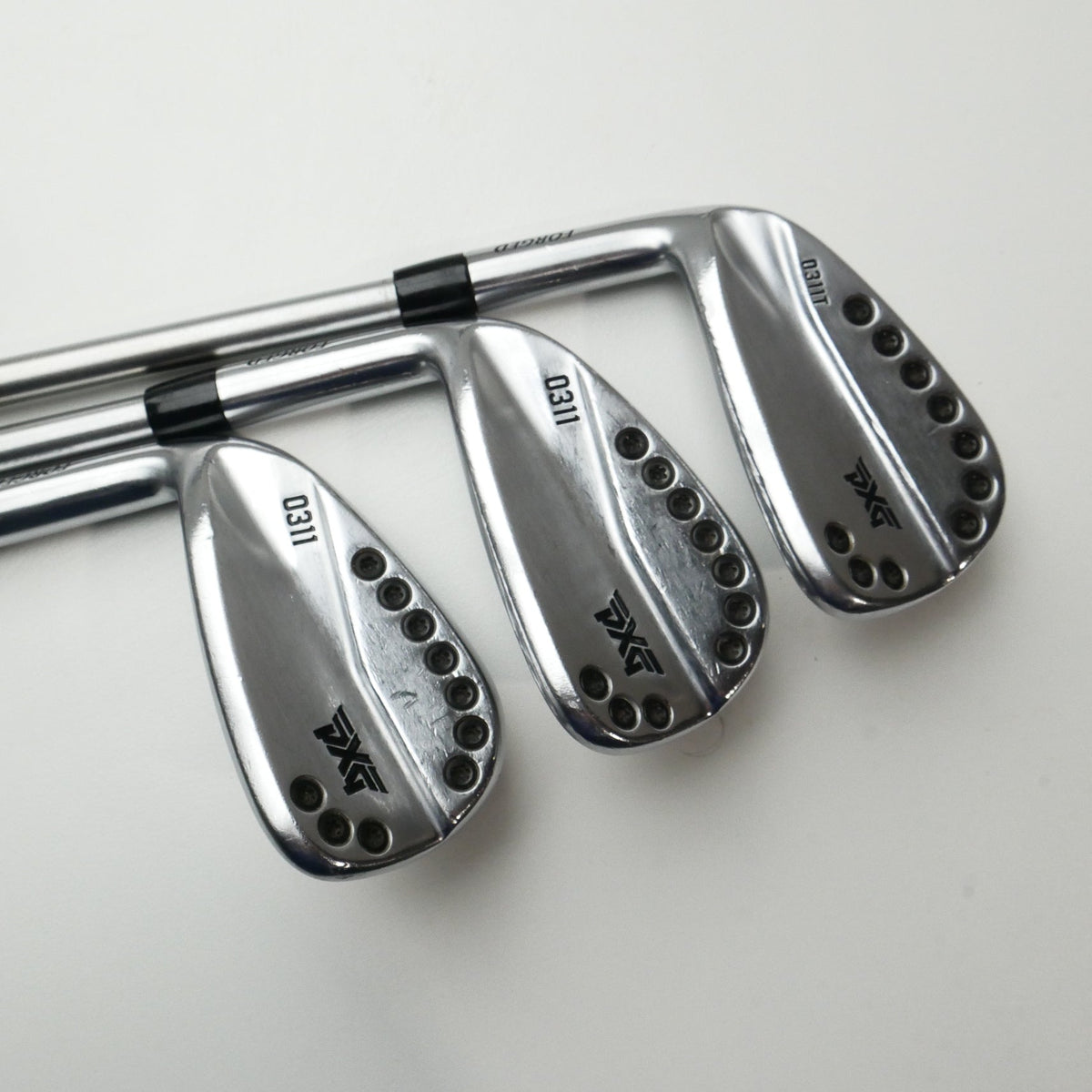 Used PXG 0311 Chrome Iron Set / 4 - PW / Stiff Flex / Left-Handed