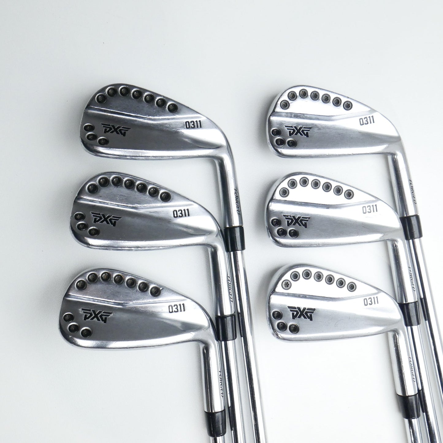 Used PXG 0311 Chrome Iron Set / 5 - PW / Regular Flex