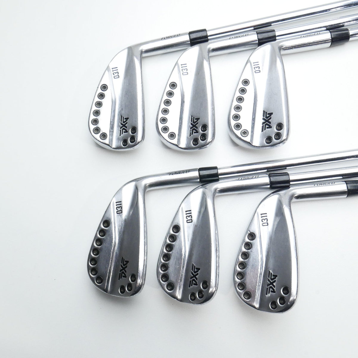 Used PXG 0311 Chrome Iron Set / 5 - PW / Regular Flex