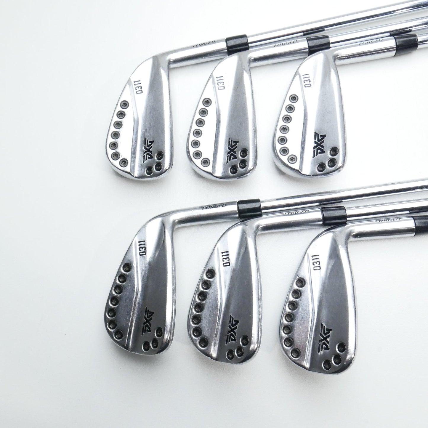 Used PXG 0311 Chrome Iron Set / 5 - PW / Regular Flex