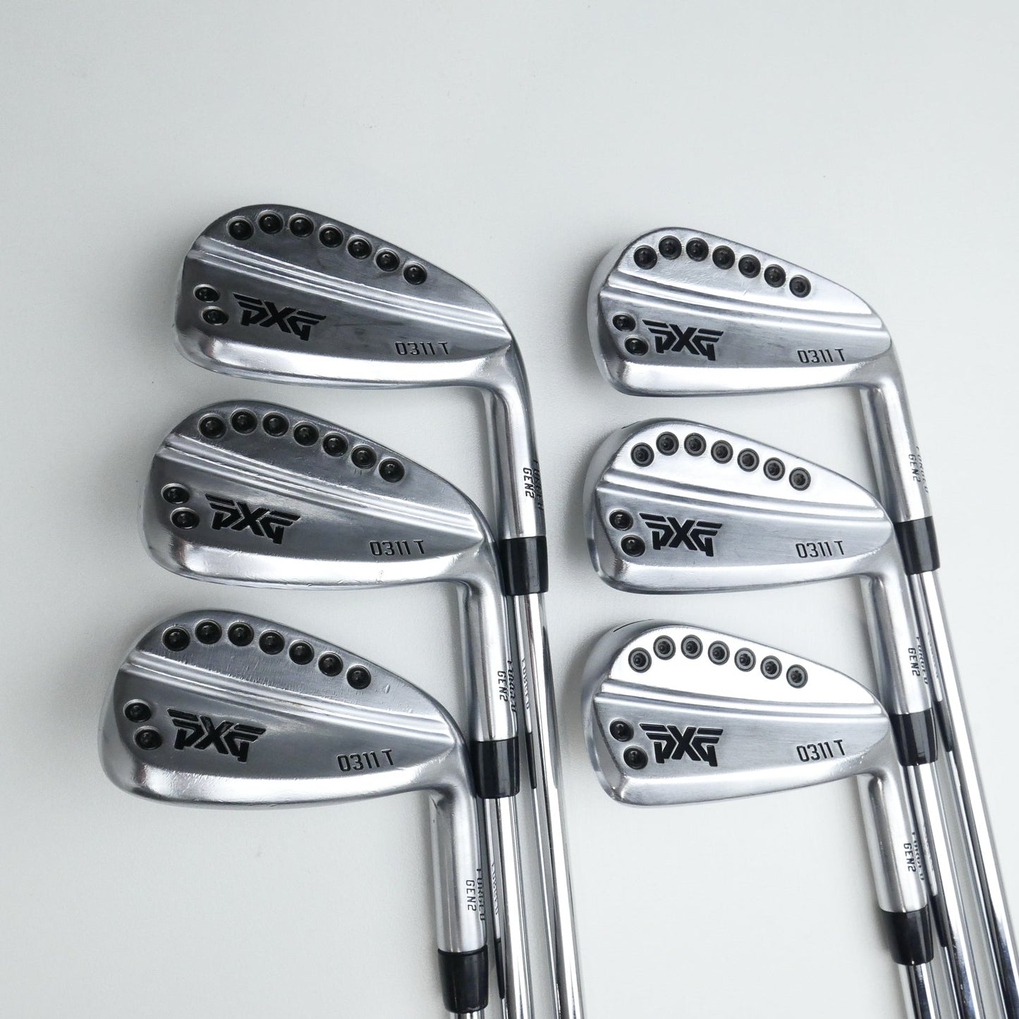 Used PXG 0311 T GEN 2 Chrome Iron Set / 5 - PW / Stiff Flex