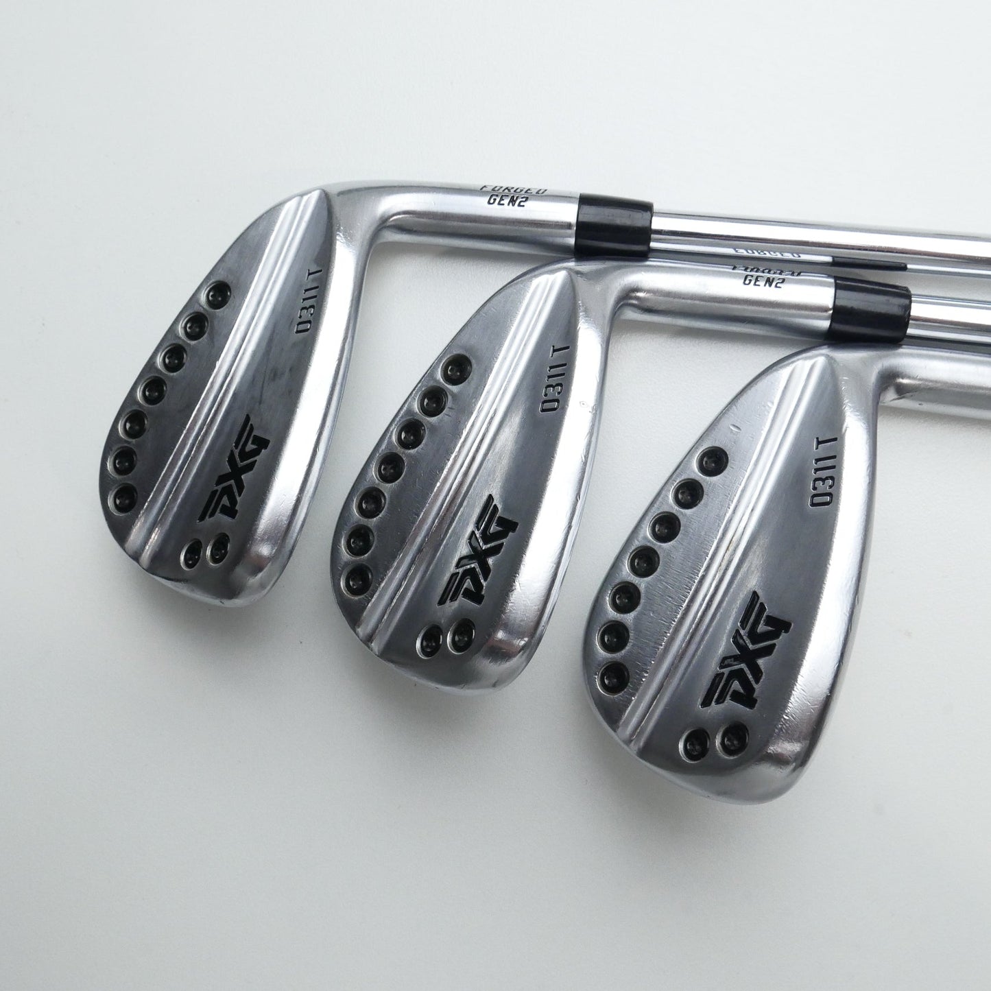 Used PXG 0311 T GEN 2 Chrome Iron Set / 5 - PW / Stiff Flex