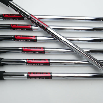 Used PXG 0311 XP Gen 6 Black Label Elite Iron Set / 5 - PW + GW / Regular Flex