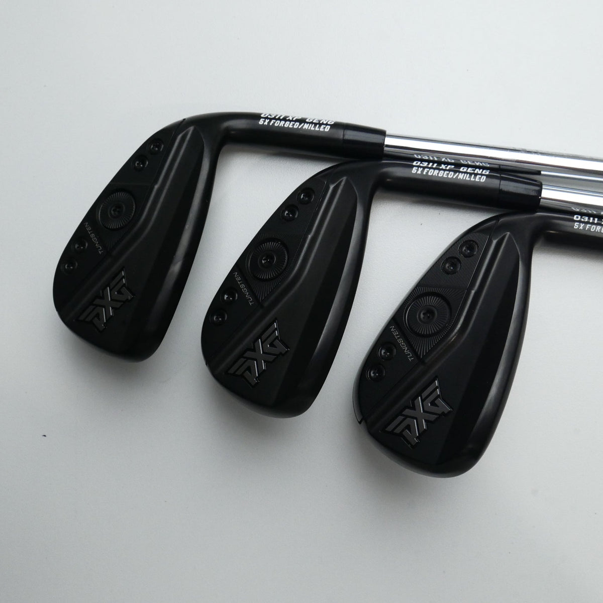 Used PXG 0311 XP Gen 6 Black Label Elite Iron Set / 5 - PW + GW / Regular Flex