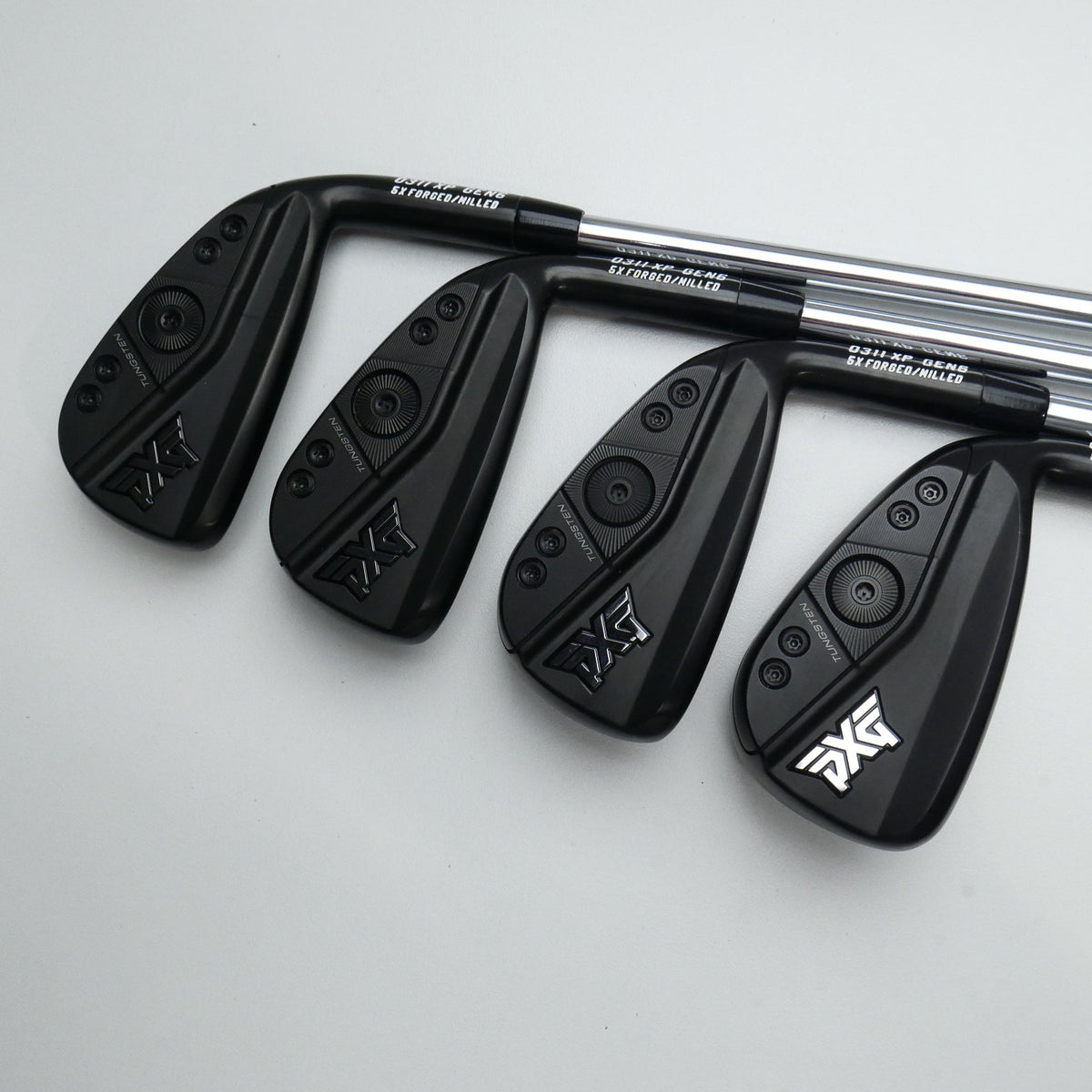 Used PXG 0311 XP Gen 6 Black Label Elite Iron Set / 5 - PW + GW / Regular Flex
