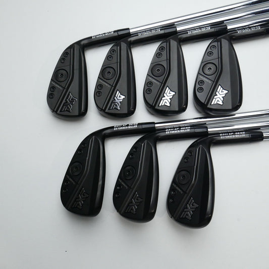 Used PXG 0311 XP Gen 6 Black Label Elite Iron Set / 5 - PW + GW / Regular Flex
