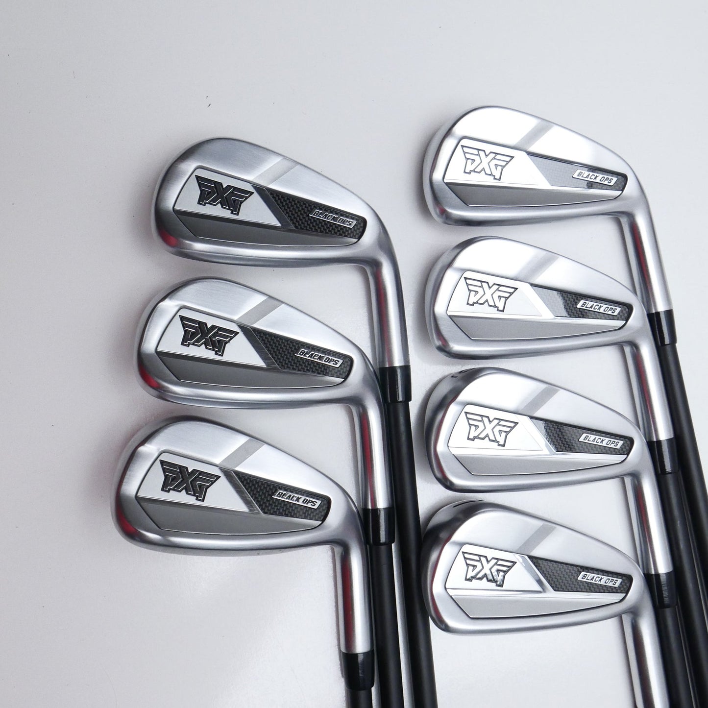 Used PXG Black Ops Chrome Iron Set / 4 - PW / A Flex