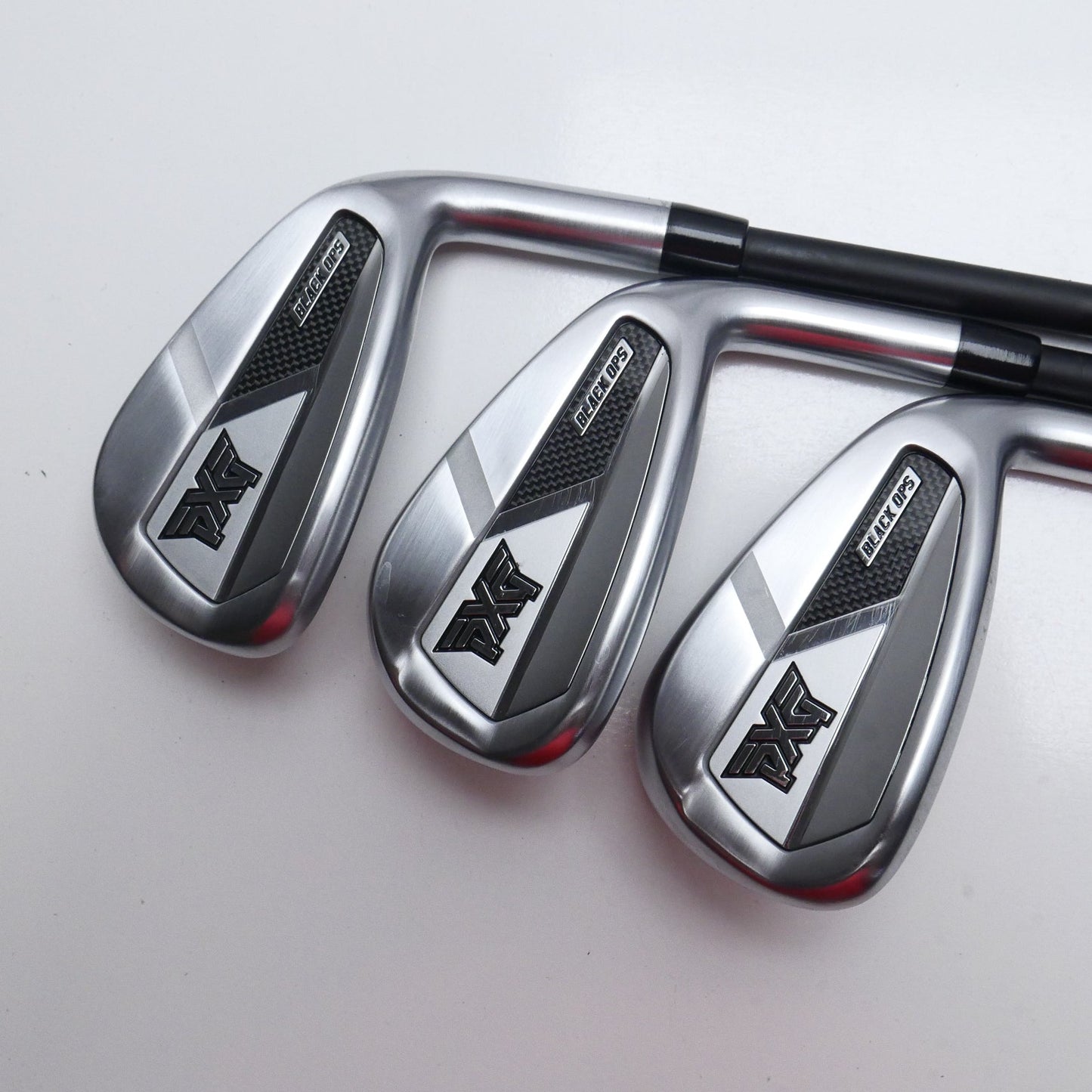 Used PXG Black Ops Chrome Iron Set / 4 - PW / A Flex