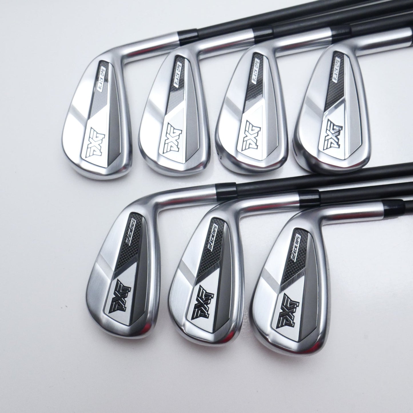 Used PXG Black Ops Chrome Iron Set / 4 - PW / A Flex