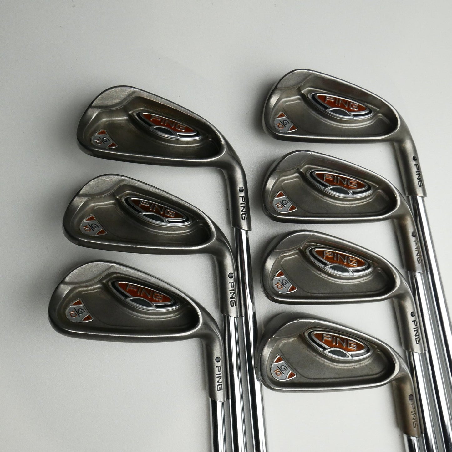 Used Ping G10 Iron Set / 4 - PW / Regular Flex