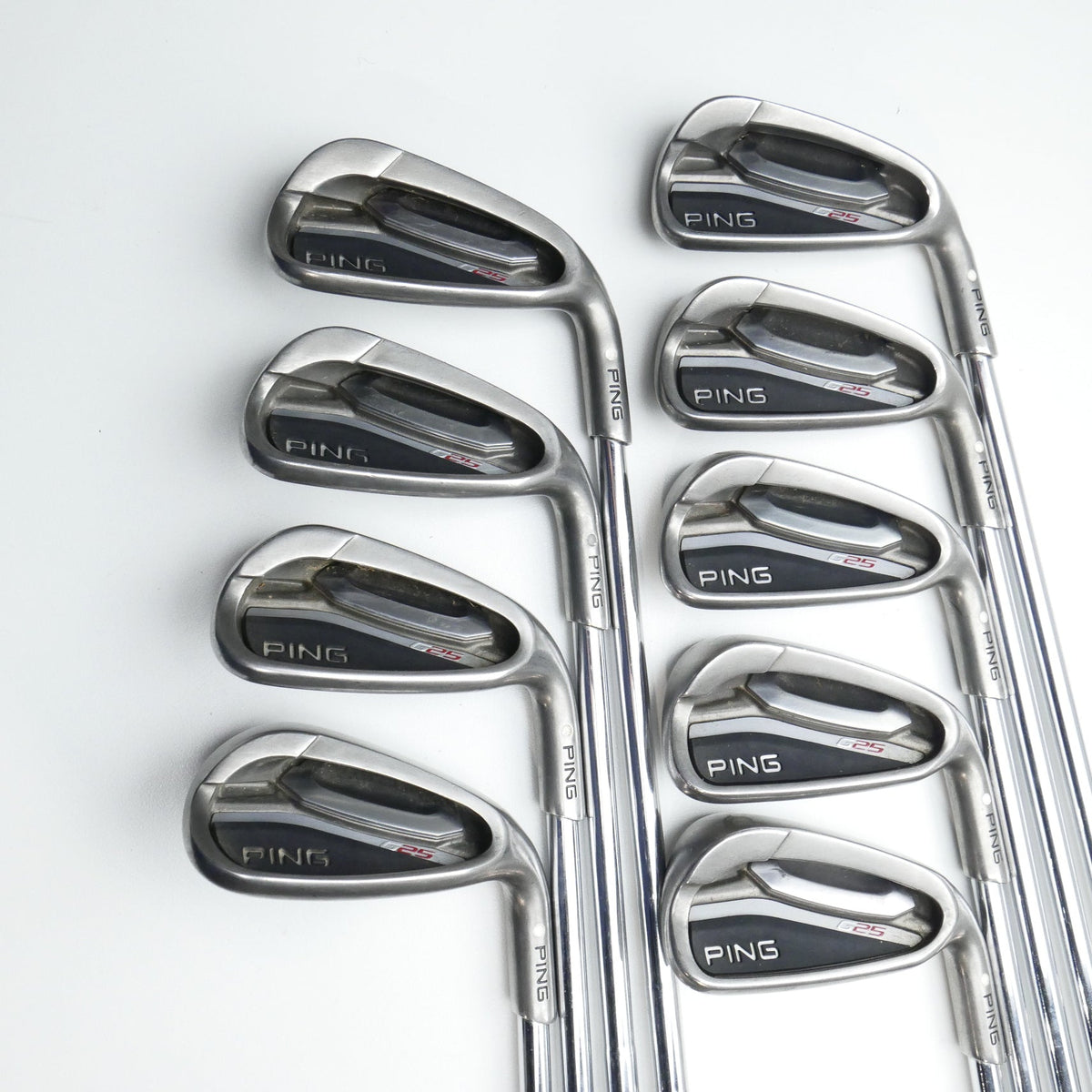 Used Ping G25 Iron Set / 3 - SW / Stiff Flex