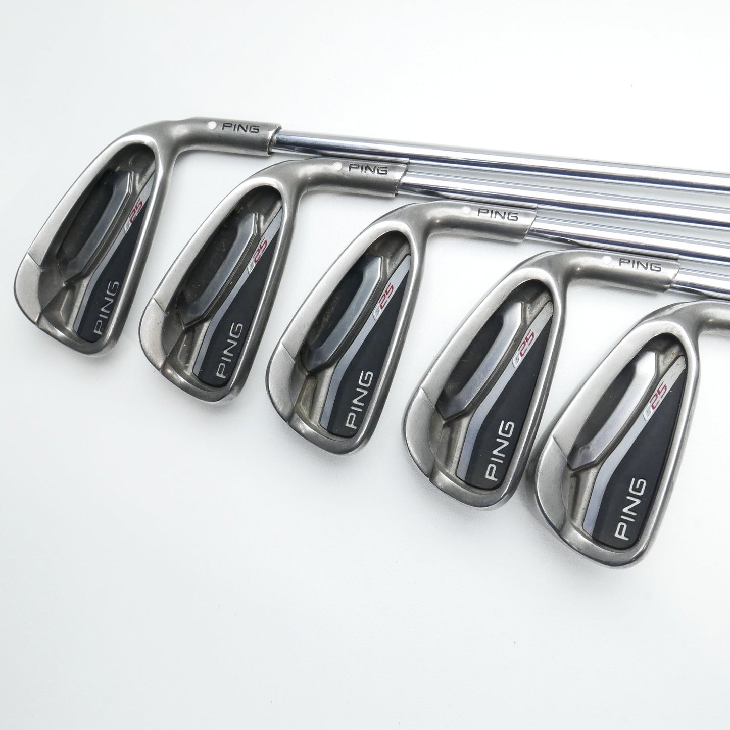 Used Ping G25 Iron Set / 3 - SW / Stiff Flex