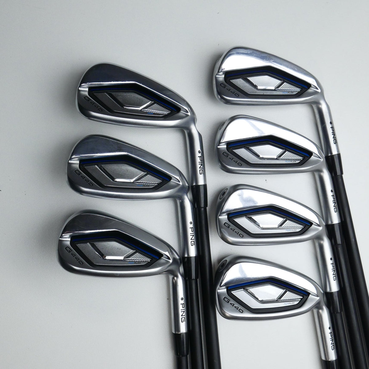 Used Ping G440 Iron Set / 5 - PW + UW / Stiff Flex