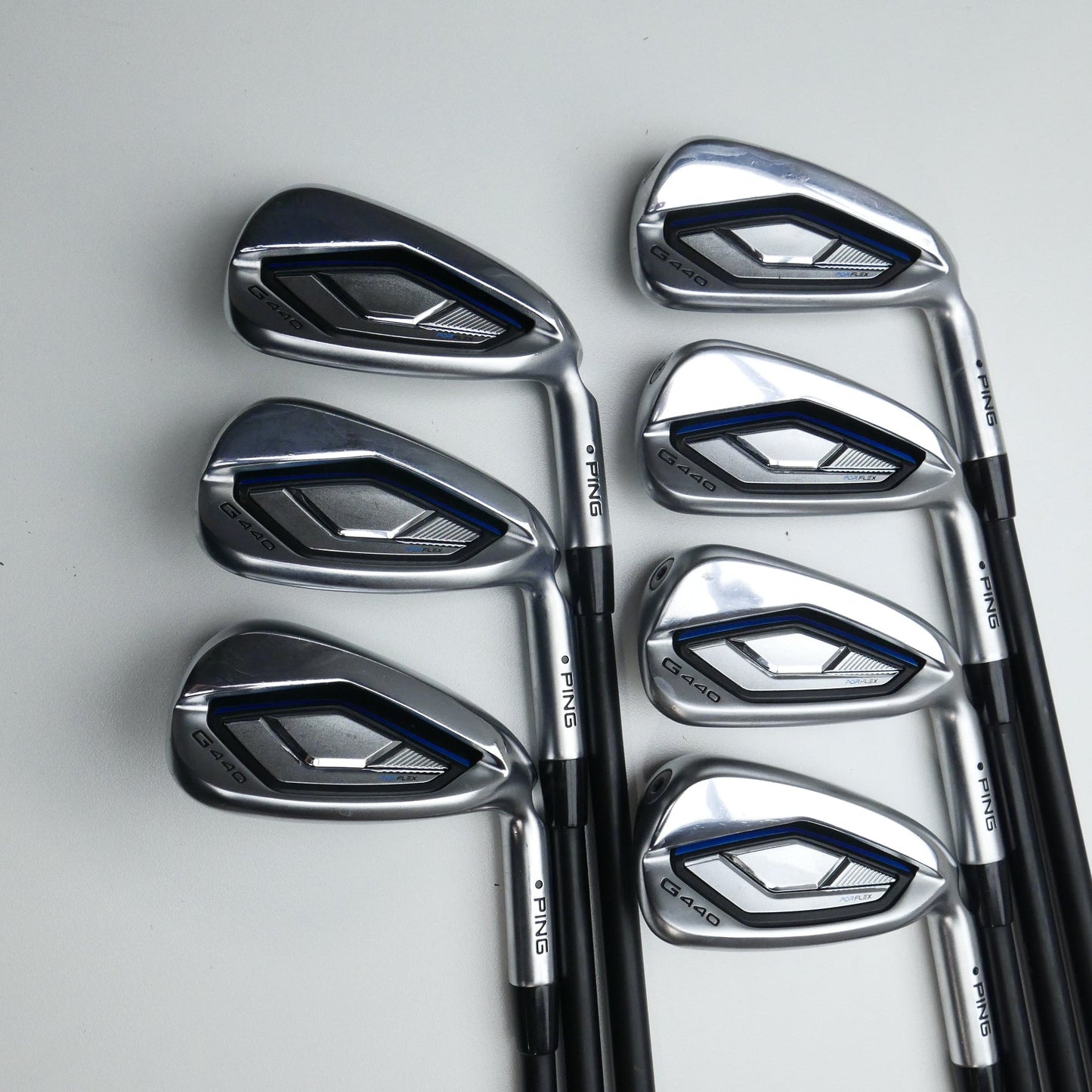 Used Ping G440 Iron Set / 5 - PW + UW / Stiff Flex