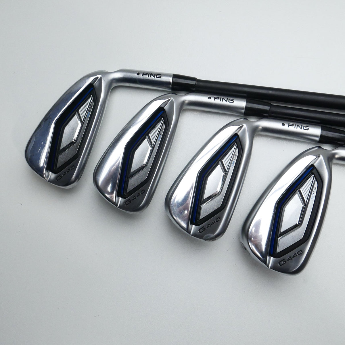 Used Ping G440 Iron Set / 5 - PW + UW / Stiff Flex