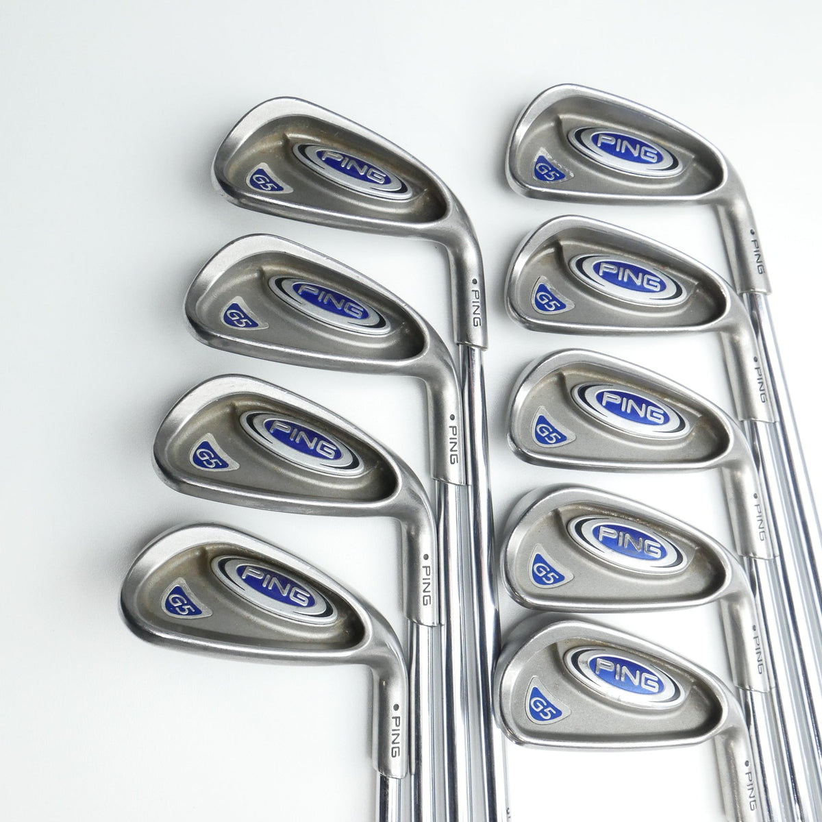 Used Ping G5 Iron Set / 3 - SW / Regular Flex