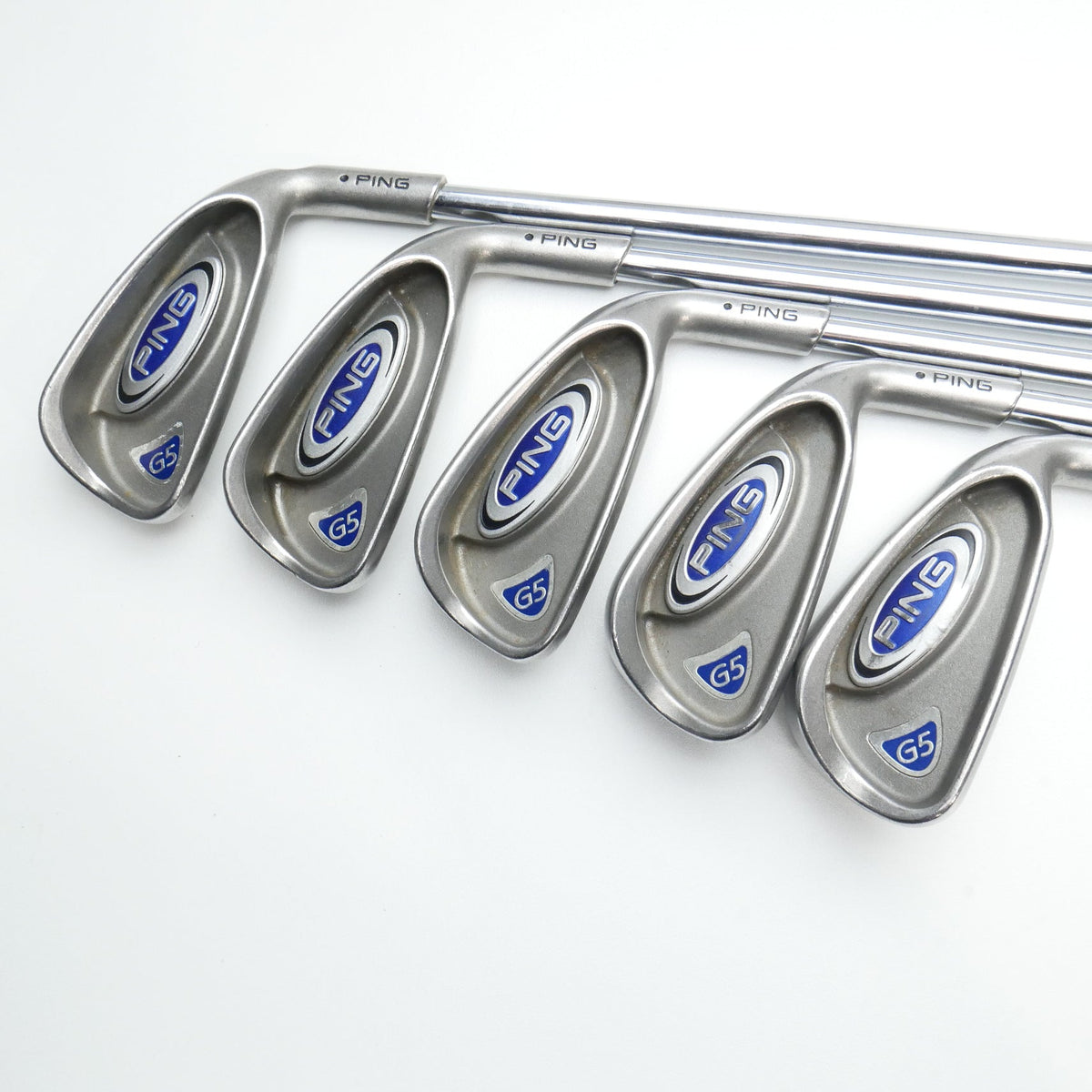 Used Ping G5 Iron Set / 3 - SW / Regular Flex
