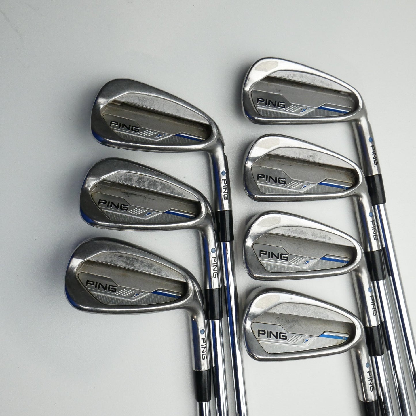 Used Ping i E1 Iron Set / 4 - PW / Stiff Flex