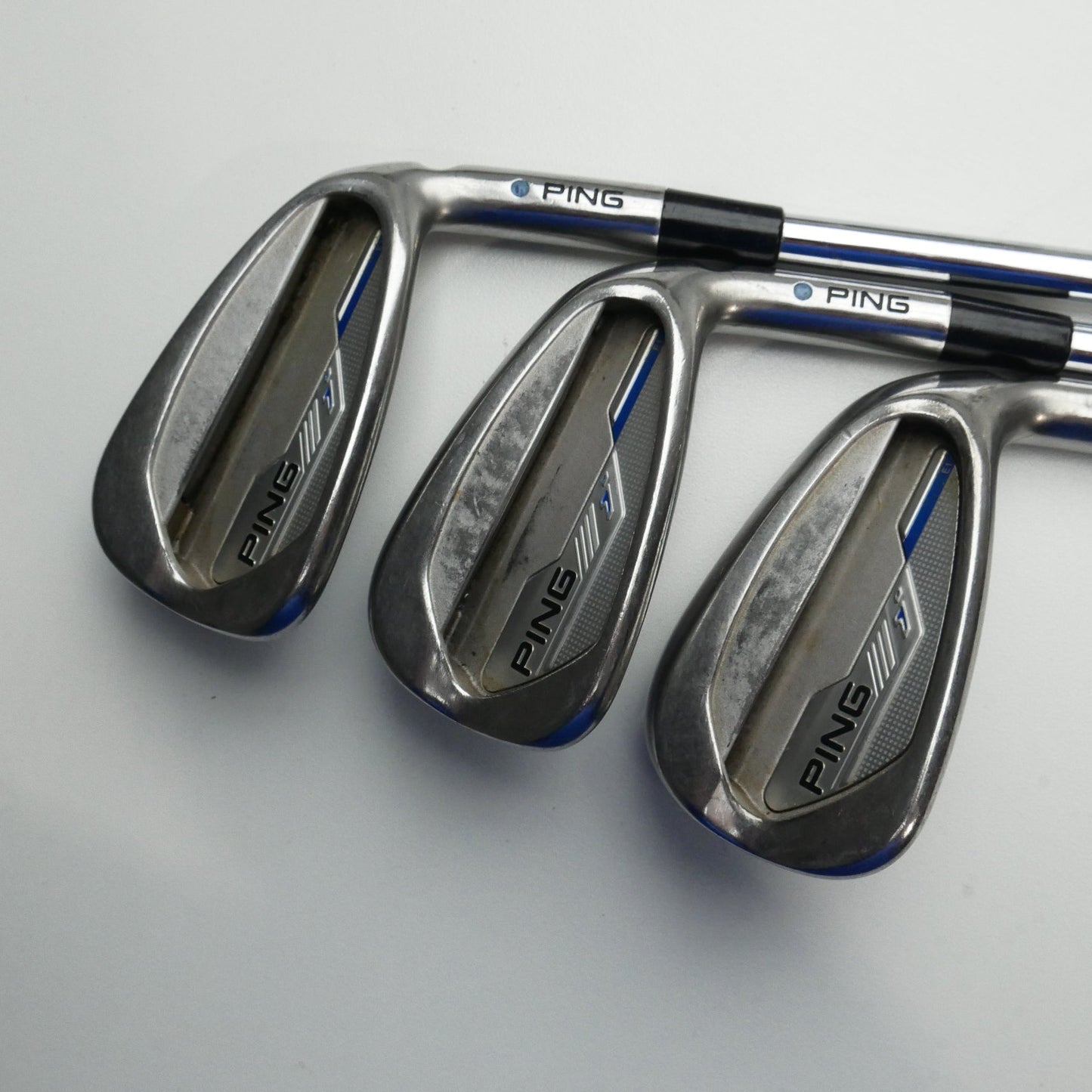 Used Ping i E1 Iron Set / 4 - PW / Stiff Flex