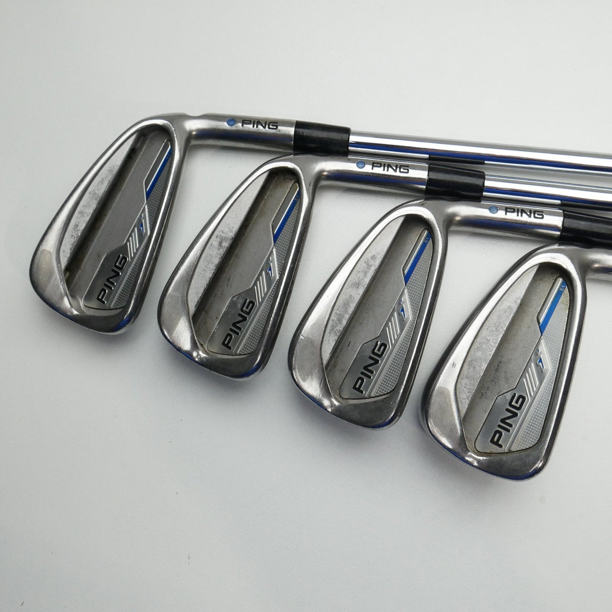 Used Ping i E1 Iron Set / 4 - PW / Stiff Flex