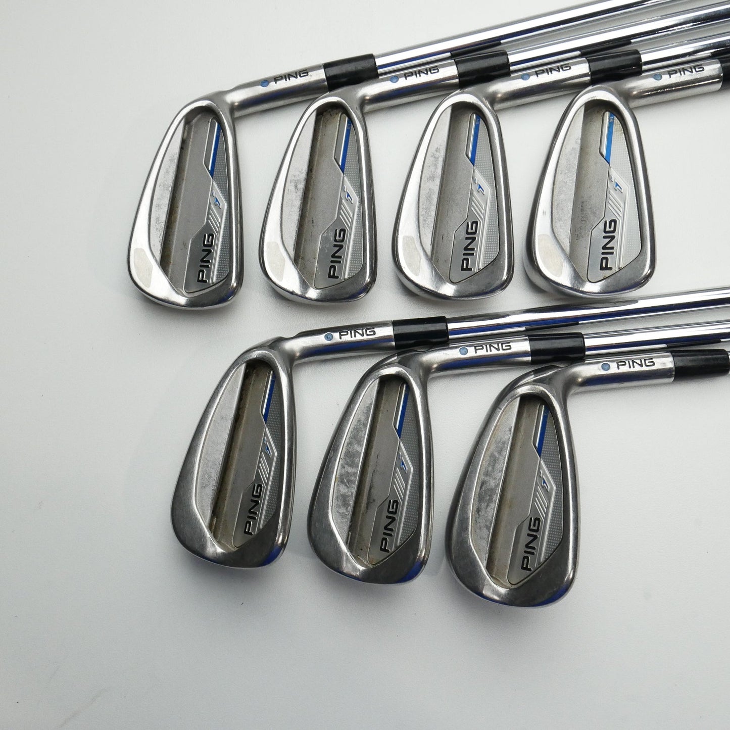 Used Ping i E1 Iron Set / 4 - PW / Stiff Flex