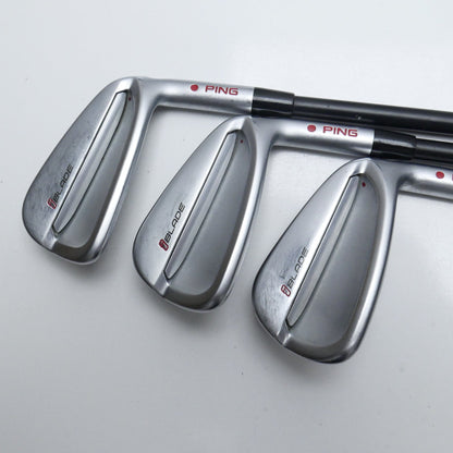 Used Ping i210 & iBlade Combo Iron Set / 3 - 9 IRON / X-Stiff Flex