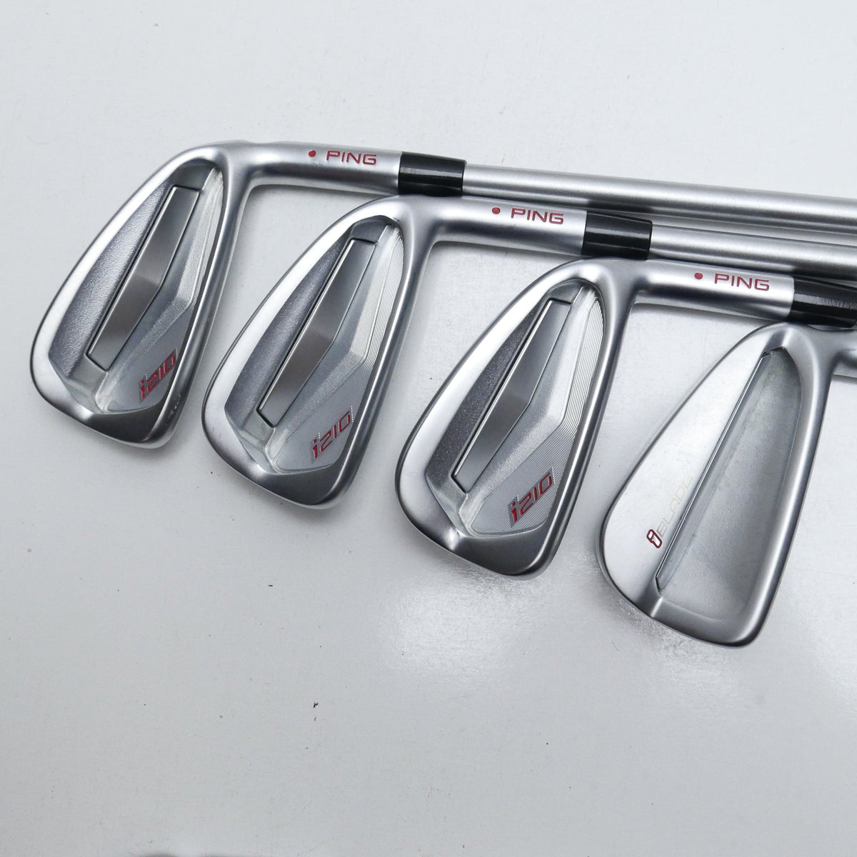 Used Ping i210 & iBlade Combo Iron Set / 3 - 9 IRON / X-Stiff Flex