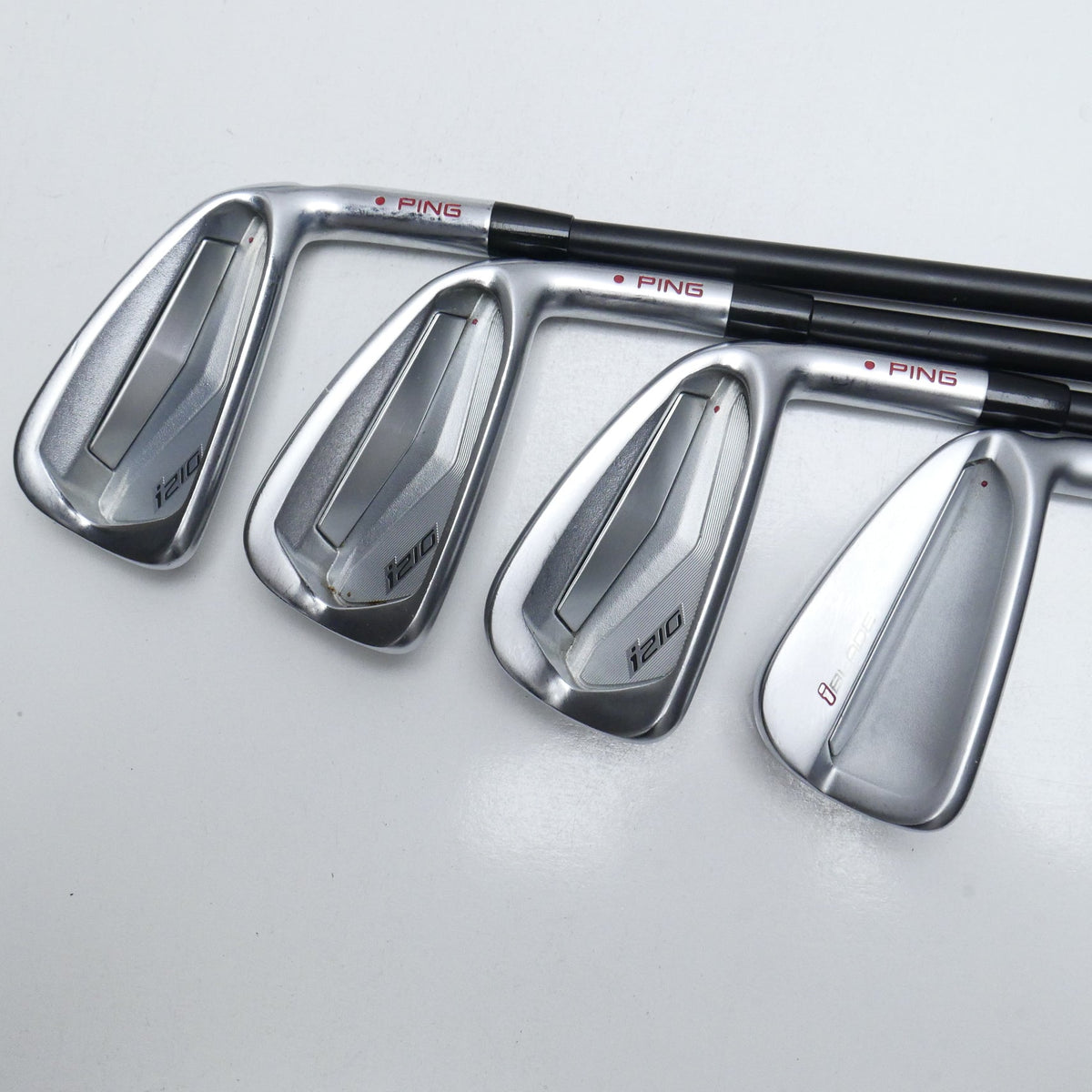 Used Ping i210 & iBlade Combo Iron Set / 3 - 9 IRON / X-Stiff Flex