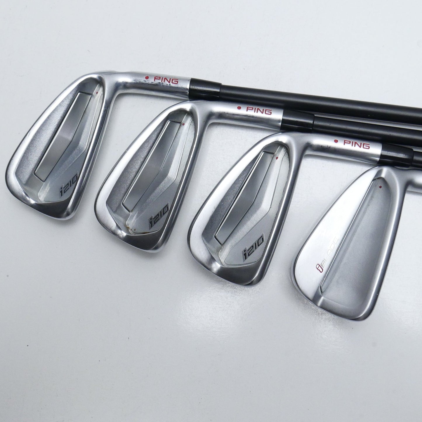 Used Ping i210 & iBlade Combo Iron Set / 3 - 9 IRON / X-Stiff Flex