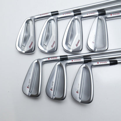 Used Ping i210 & iBlade Combo Iron Set / 3 - 9 IRON / X-Stiff Flex
