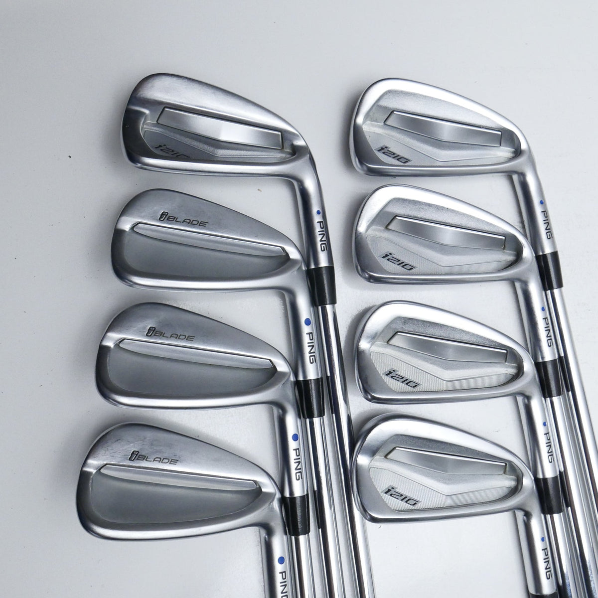 Used Ping i210 & iBlade Combo Iron Set / 3 - PW / X-Stiff Flex