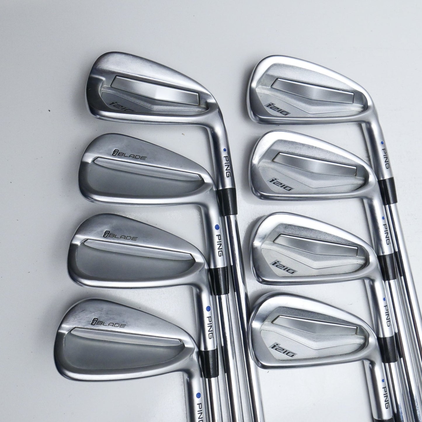 Used Ping i210 & iBlade Combo Iron Set / 3 - PW / X-Stiff Flex